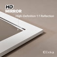 thumbnail image 5 of Eviva Aberdeen 24" White Framed Bathroom Wall Mirror, 5 of 7