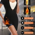 thumbnail image 6 of snilers Sauna Suit For Women Weight Loss Workout Sweat Vest Waist Trainer Plus Size Shirt Gym Slimming Shapewear Full Body XL, 6 of 7