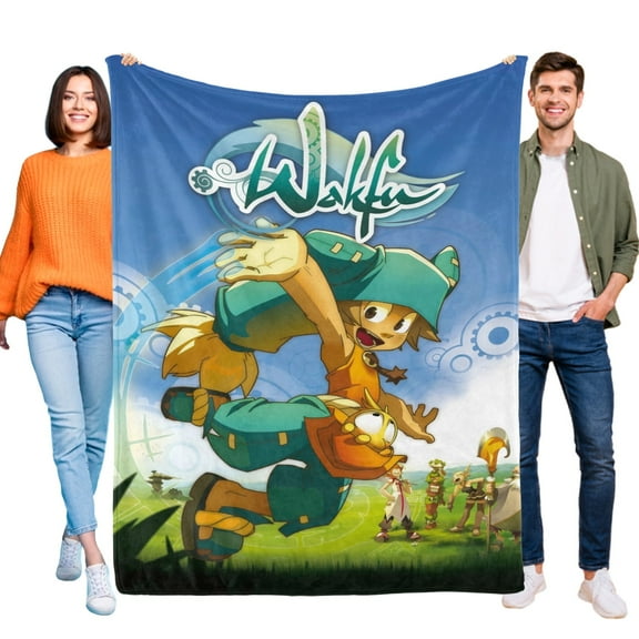 Wakfu Throw Blanket Gifts for Fans Lover Girls Boys Women Present Hoodie Him Bed 60"x80"