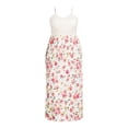 No Boundaries Juniors and Juniors Plus Size Lace Top Sleeveless Maxi