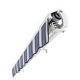 thumbnail image 6 of Awntech 12 Ft Maui Left Motorized Heavy Duty Patio Retractable Awning (144in x 9.25in x 120in), Navy/Gray/White Multi, 6 of 8