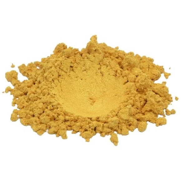 Gold basic yellow orange luxury mica colorant pigment powder cosmetic grade 1 oz