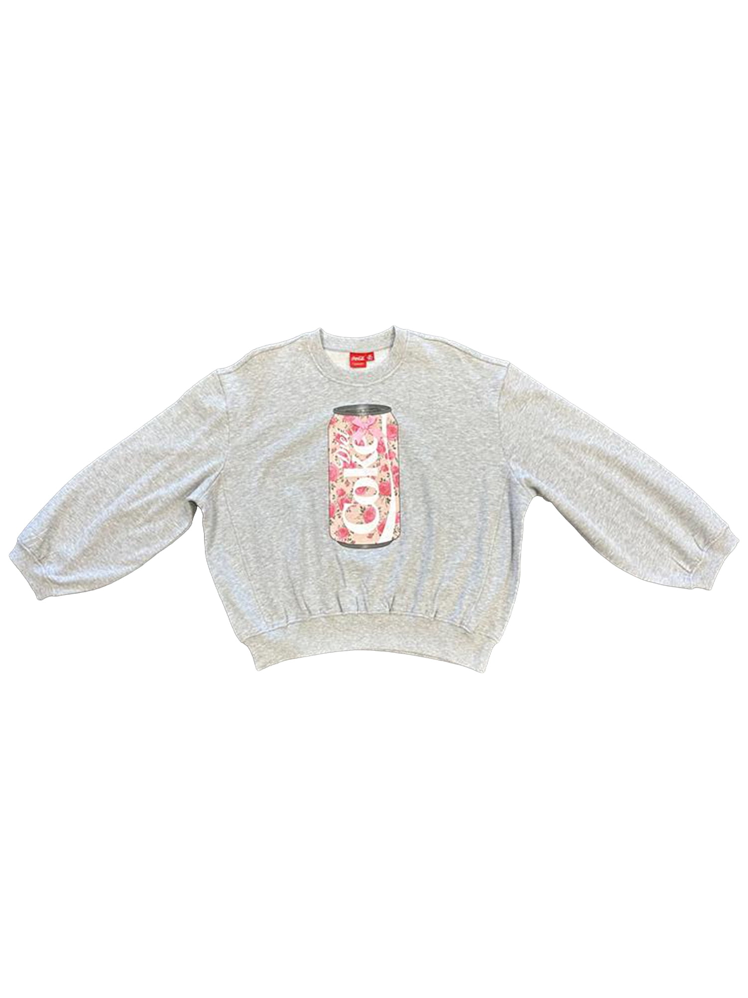 Coca-Cola Women's Diet Coke Floral Graphic Crewneck Sweatshirt, Sizes XXS-XXL