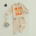thumbnail image 4 of Jxzom Baby Girl First Birthday Outfit In My One Year Old Era Sweatshirt Tops Long Sleeve 1st Birthday Shirt Pants Fall Clothes Set, 4 of 10