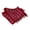 Burgundy, variant on Women's Striped Knit Capes Ponchos Hooded Pullover Sweater Shawl with Tassels