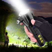 ZFYXGS Multifunctional Window Breaker Flashlight Outdoor Emergency Lighting Portable Rechargeable Light