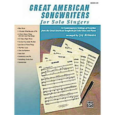 Alfred Great American Songwriters for Solo Singers (Medium Low