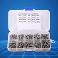 thumbnail image 3 of M3 Stainless Steel Screws and Nuts Assortment Kit Set Pan Head, Rust and  Resistant,  Transparent Plastic Box, For Machinery Repair DIY, 304 Stainless Steel, 340pcs, 3 of 7