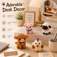 thumbnail image 7 of Tiny 3D Beaded Animal DIY Kit, 4PCS DIY Animal Beading Embroidery Kit, All Accessories Included Beads String Tools Guide, Stress Relief Focus for Desk Decor Vibrant Charm, 7 of 7