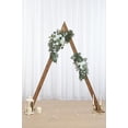 thumbnail image 6 of 2-Pack Sage Green & White Wedding Flower Swag Set, Large: 35.43"L x 14.56"W, Small: 24.80"L x 12.99"W, Artificial Flowers for Wedding Arch, Ceremony, Table Centerpieces, Wall Hanging, 6 of 9