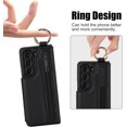 thumbnail image 5 of Phone Case for Samsung Galaxy Z Fold 6 5G 2024 Wallet Cover with S Pen SPen Slot Credit Card Holder Stand Slim Rugged Mobile Purse Ring Cell Accessories ZFold6 Z6 G Fold6 6Z Women Men Black, 5 of 7
