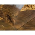 thumbnail image 4 of Ambesonne Savannah Quilted Bedspread Set 3 Pcs, Wild Cheetah Blurry Back, King Size, Apricot Ginger and Dust, 4 of 5