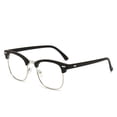 thumbnail image 4 of 3016 gafas de sol que cambian de color, gafas de sol clásicas retro con forma de arroz y medio marco que cambian de color, gafas de sol que cambian de color con marea, 4 of 5