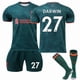 thumbnail image 1 of New Season 22-23 Liverpool Away Kids Adults Football Shirt Kit - Perfet DARWIN 27, 1 of 2