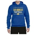 thumbnail image 2 of Wild Bobby Los Angeles LAC Hometown City Football Fan Pride Sports Unisex Graphic Hoodie Sweatshirt, Royal, XX-Large, 2 of 6