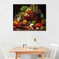 thumbnail image 2 of Nawypu Kitchen Picture Wall Art Food Canvas Print Fresh Fruits and Vegetables Painitng for Dining Room Restaurant Decor, 2 of 4