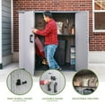 thumbnail image 5 of Lifetime UV Protected Low Maintenance High Density Polyethylene, 6.3ft x 5.7ft x 3.6ft Gray, 5 of 11