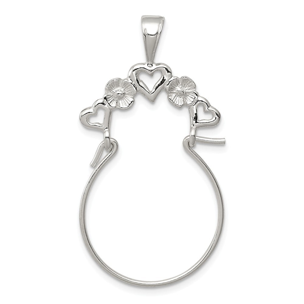 Bonyak Jewelry Sterling Silver Heart Charm Holder