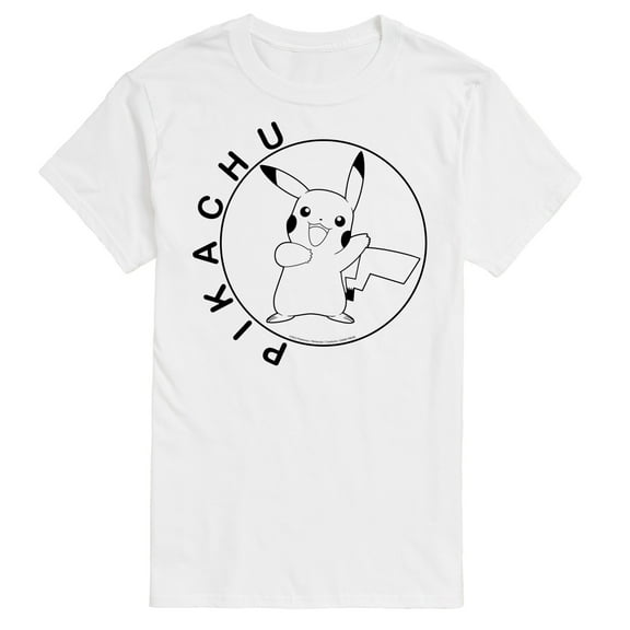Pokémon - Pikachu Circle - Men's Short Sleeve Graphic T-Shirt