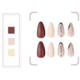 thumbnail image 4 of EIMELI 24pcs Dark Red Artificial Nails Safe And Durable Fake Nails for Professional Nail Salon Glue, 4 of 9