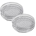 thumbnail image 1 of Oleegame 2PC Stainless Steel Stackable Dehydrator Rack 3 Pack Air Fryer Basket Tray Air Fryer Accessories Silver, 1 of 8