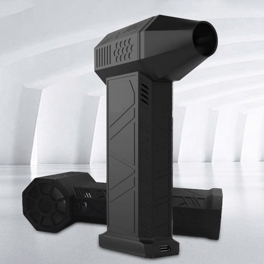 Ventilateur Turbo Puissant Avec Éclairage Led, 130,000 Rpm, Vitesse Du Vent 52 Ms, Portable