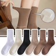 thumbnail image 2 of UOYOTT Solid Color Socks Women Socks Casual Breathable Ankle Sock Summer Socks; ], 2 of 5