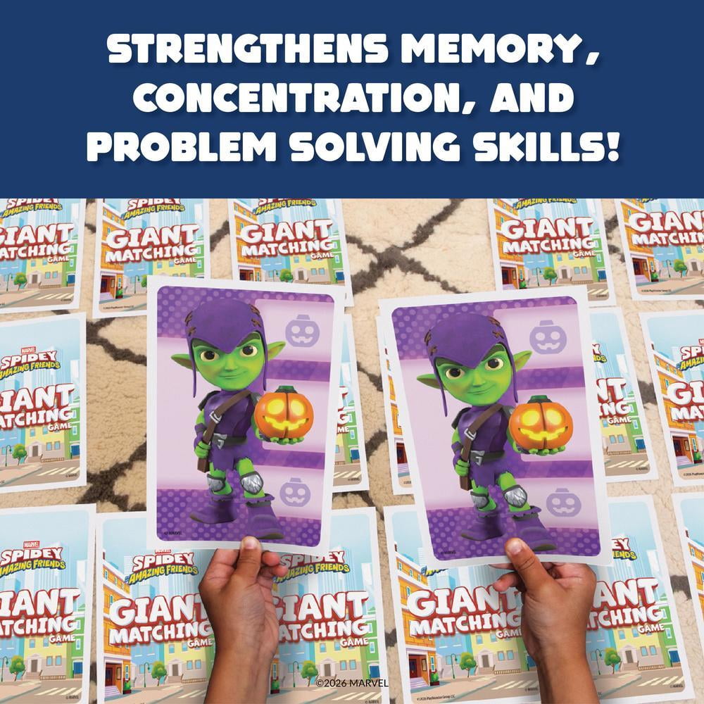 Marvel Spidey Amazing Friends Giant Matching Game, Children Ages 3