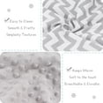 thumbnail image 6 of Baby Car Seat Cover Grey Wavy Pattern Babies Carseat Opening Canopy Warm Cover for Boy/Girl, 6 of 6