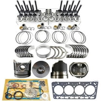 V3300 Engine Overhaul Rebuild Kit (No cylinder liner) 16 valves Piston height 87.5mm Combustion Chamber 50mm For Kubota V3300 V3300-DI Engine M6800 M8200 M9000 Tractor 1G557-21110 1G55721110