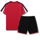 thumbnail image 5 of Odeerbi Conjunto de Entrenamiento de Fútbol Seco Rápido Para Chicos Y Niñas Malla Color Bloque Pantalones Cortos de Camiseta Conjuntos Atléticos Respirables Para 5-15 Años, 5 of 8
