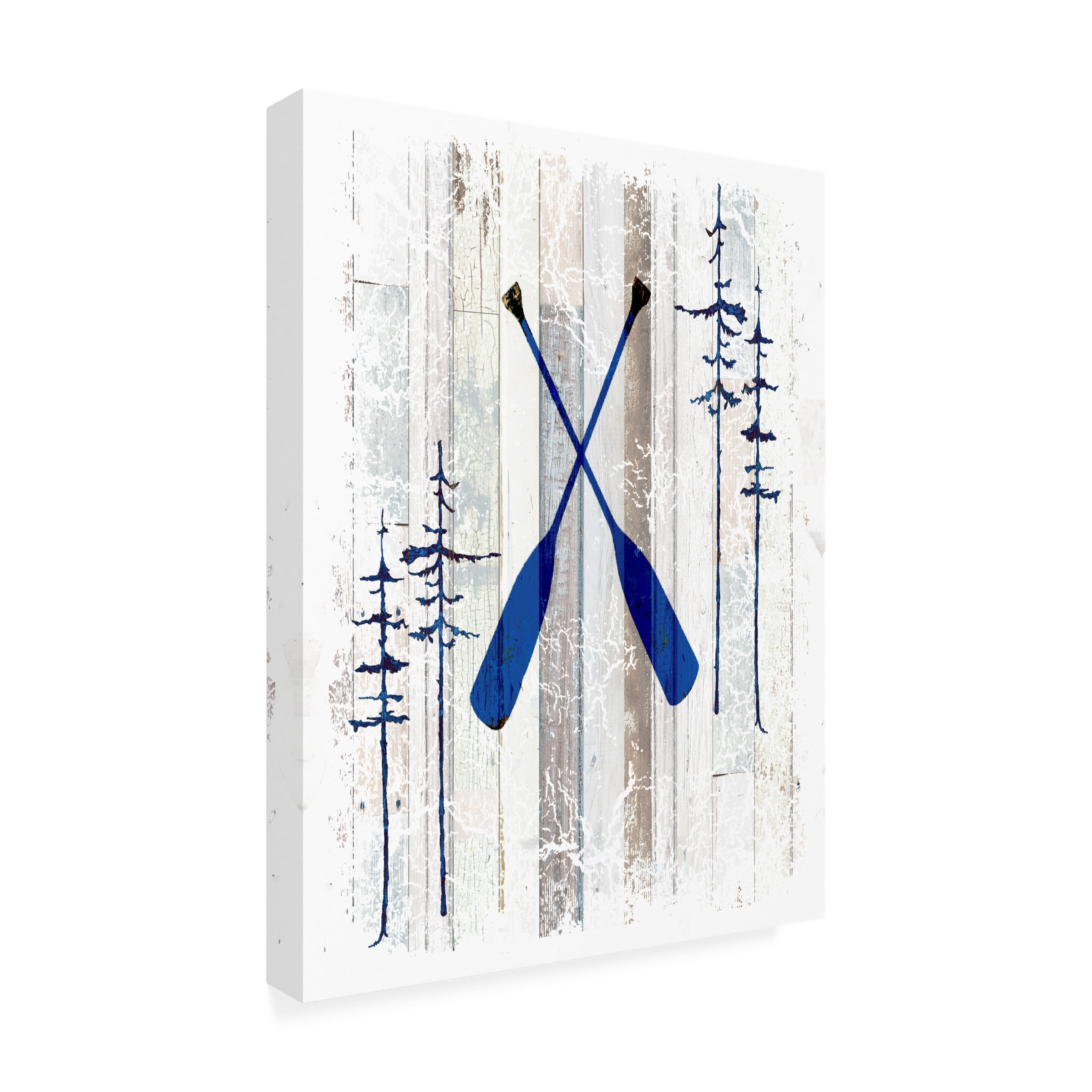 LightBoxJournal 'The Blue Moose - Oars' Canvas Art
