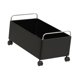 thumbnail image 4 of Carro Móvil Organizador con Ruedas para Almacenamiento Estante Multifuncional Bajo Escritorio para Libros Y Bolsas Fabricación Sólida en Acero Y Mader Negro L, 4 of 8