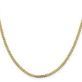 thumbnail image 2 of Primal Gold 14 Karat Yellow Gold 2.3mm Beveled Curb Chain, 2 of 5
