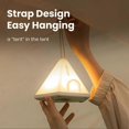 thumbnail image 5 of Cute Tent Night Light with Hanging Rope Multi Modes Lightweight Bedside Lamp for Home Camping Outdoor, 5 of 5