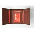 thumbnail image 4 of RFID Blocking Mens Trifold Leather Wallet RFID 1107 (C), 4 of 14