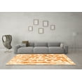 thumbnail image 3 of Ahgly Company Indoor Rectangle Abstract Orange Modern Area Rugs, 2' x 5', 3 of 4