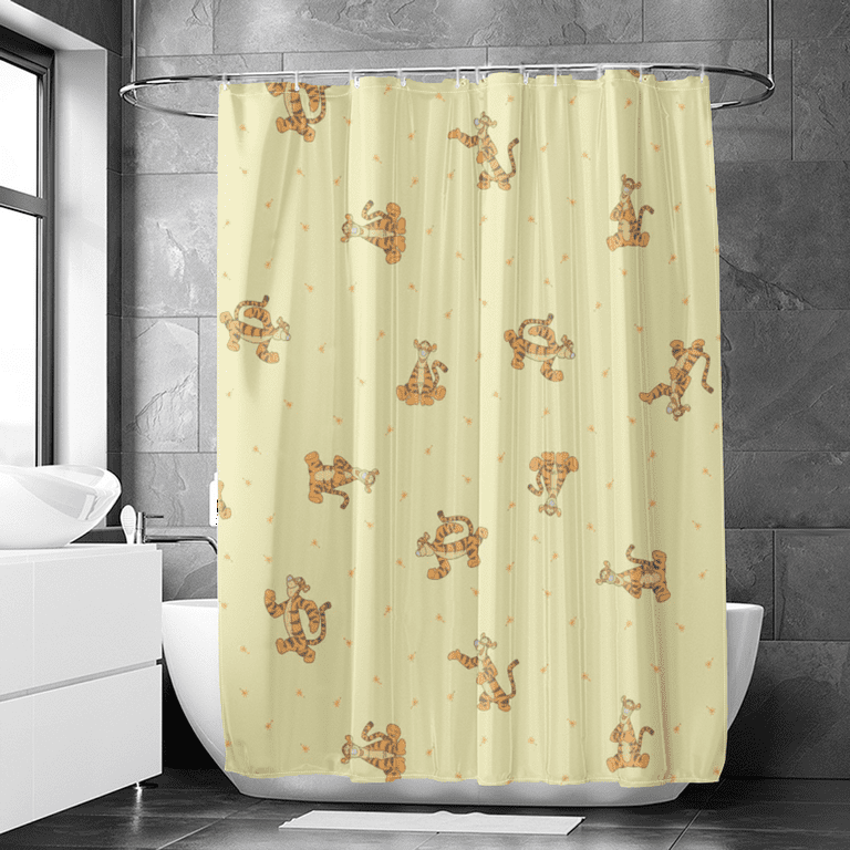 The Pooh Merry Christmas Bathroom Shower Curtain Set - LIMITED EDITION
