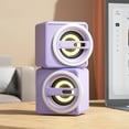 thumbnail image 2 of Lksixu High-value Desktop Mini Stereo Desktop Laptop USB Subwoofer HIFI Sound Quality, With Breathing Two Sets Computer Stereo Electronics for Home Office School, 2 of 7