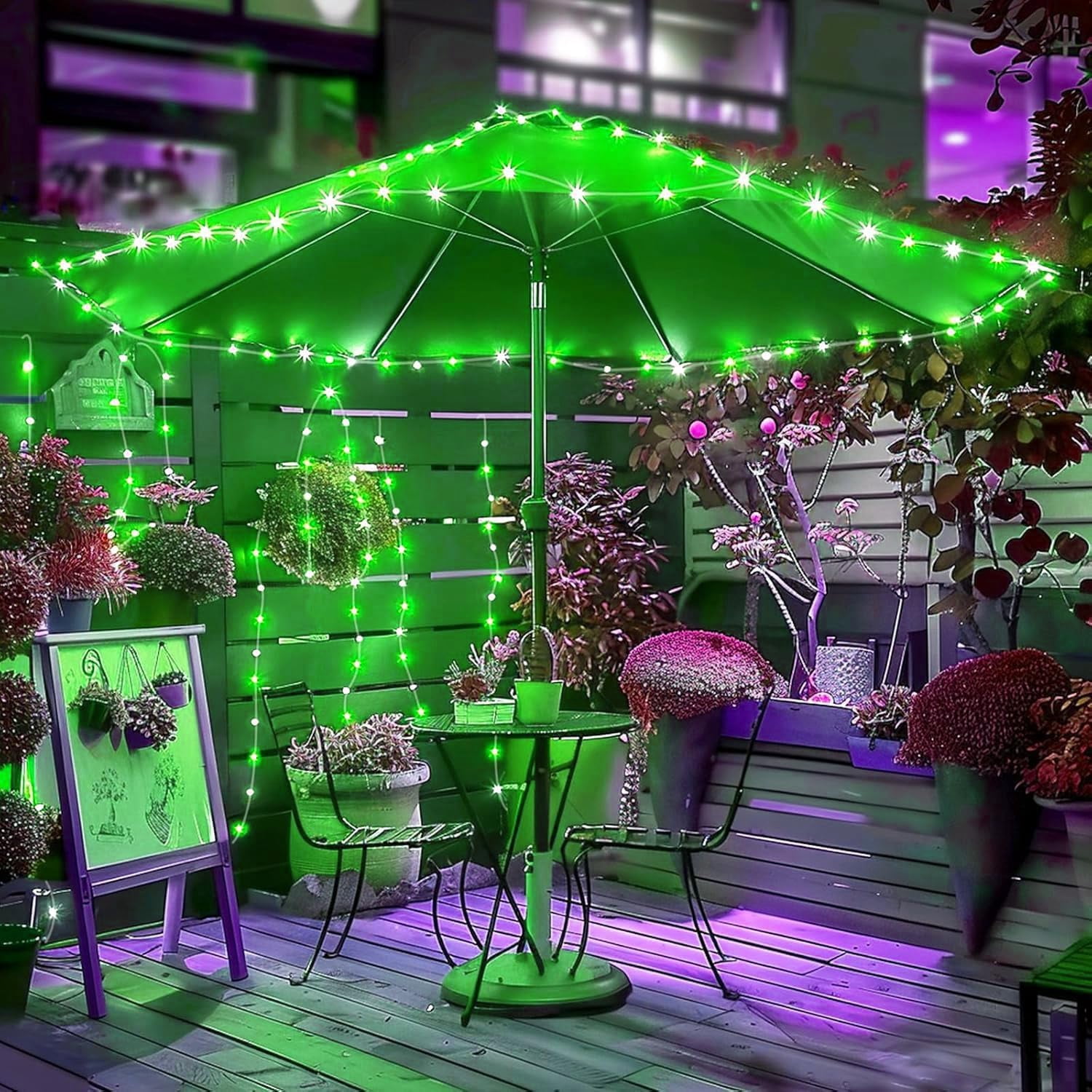 Rope String Lights, 7M/23ft 50LED Waterproof 8 Mode/Battery Christmas Lights,String Lights Outdoor Indoor for Trampoline Camping Canopy Tent Deck Decor