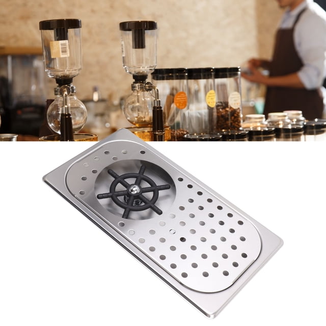 Lavadora de Vasos Enjuagadore de Vidrio de Acero inoxidable, Limpieza A Alta Presión, Amplia Gama de Usos, Fácil de Instalar, Adecuada para Cocinas Domémquis, Cafeterías,