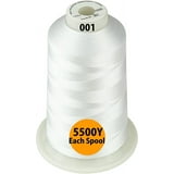 Simthread All Purpose Polyester Embroidery Machine Thread, 3 Huge Spool ...