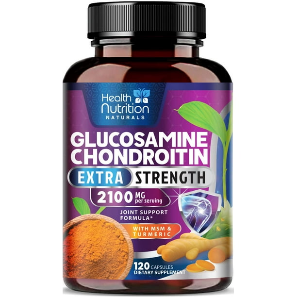 Glucosamine with Chondroitin Sulfate, Turmeric, MSM, Boswellia Triple