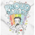 thumbnail image 2 of Betty Boop Rainbow Proud To Be Me Youth T Shirt Tee Girls Infant Toddler Brisco Brands 24M, 2 of 5
