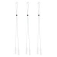 thumbnail image 1 of Uxcell 3 Pcs Sangle de Lunettes Réglable en Silicone pour Hommes Femmes, Blanc, 1 of 7