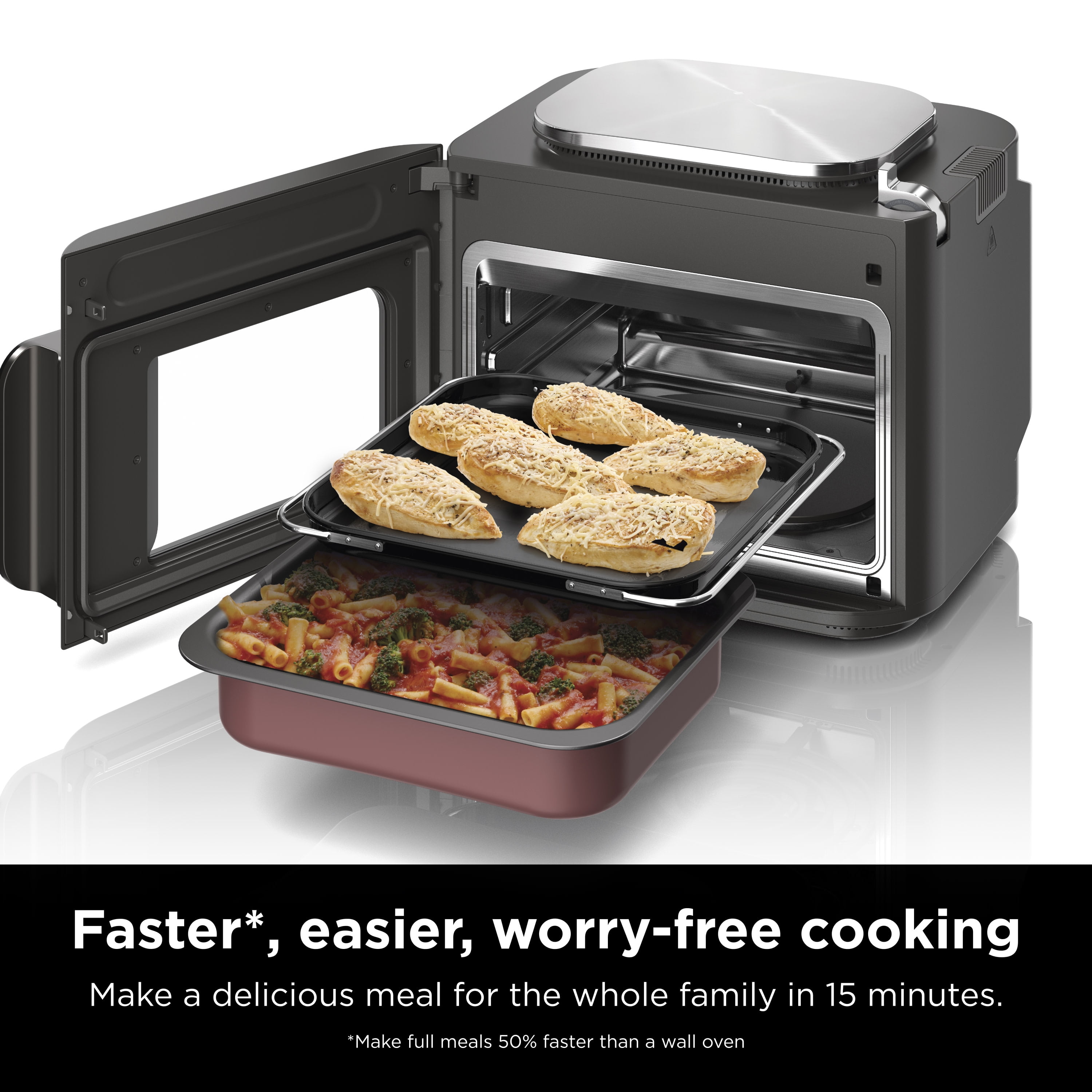 Ninja Combi 10-in-1 8 Servings Multi-Cooker w/ Combi Cooker Technology, Frozen to Table in 30 Mins, SFP700