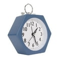 Alarm Clock Multifunction Silent Metal Case Polygonal Mini Alarm Clock