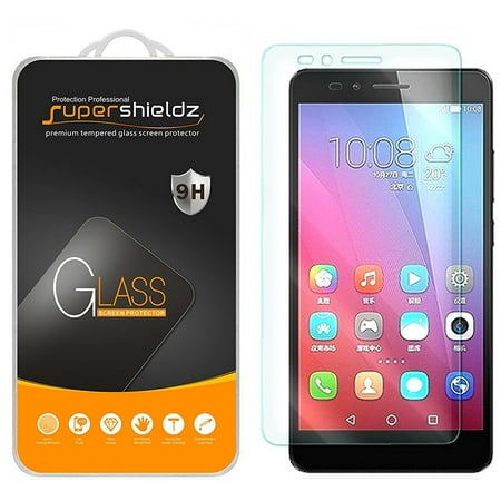 [2-Pack] Supershieldz for Huawei Honor 5X Tempered Glass Screen Protector, Anti-Scratch, Anti-Fingerprint, Bubble Free