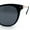 Black Gold - Black, variant on Womens Oversized Cat Eye Horn Rim Inset Lens Sunglasses Black Gold - Black