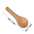 50 Pieces Small Wooden Spoons Mini Nature Spoons Wood Teaspoon Cooking Condiments Spoons For